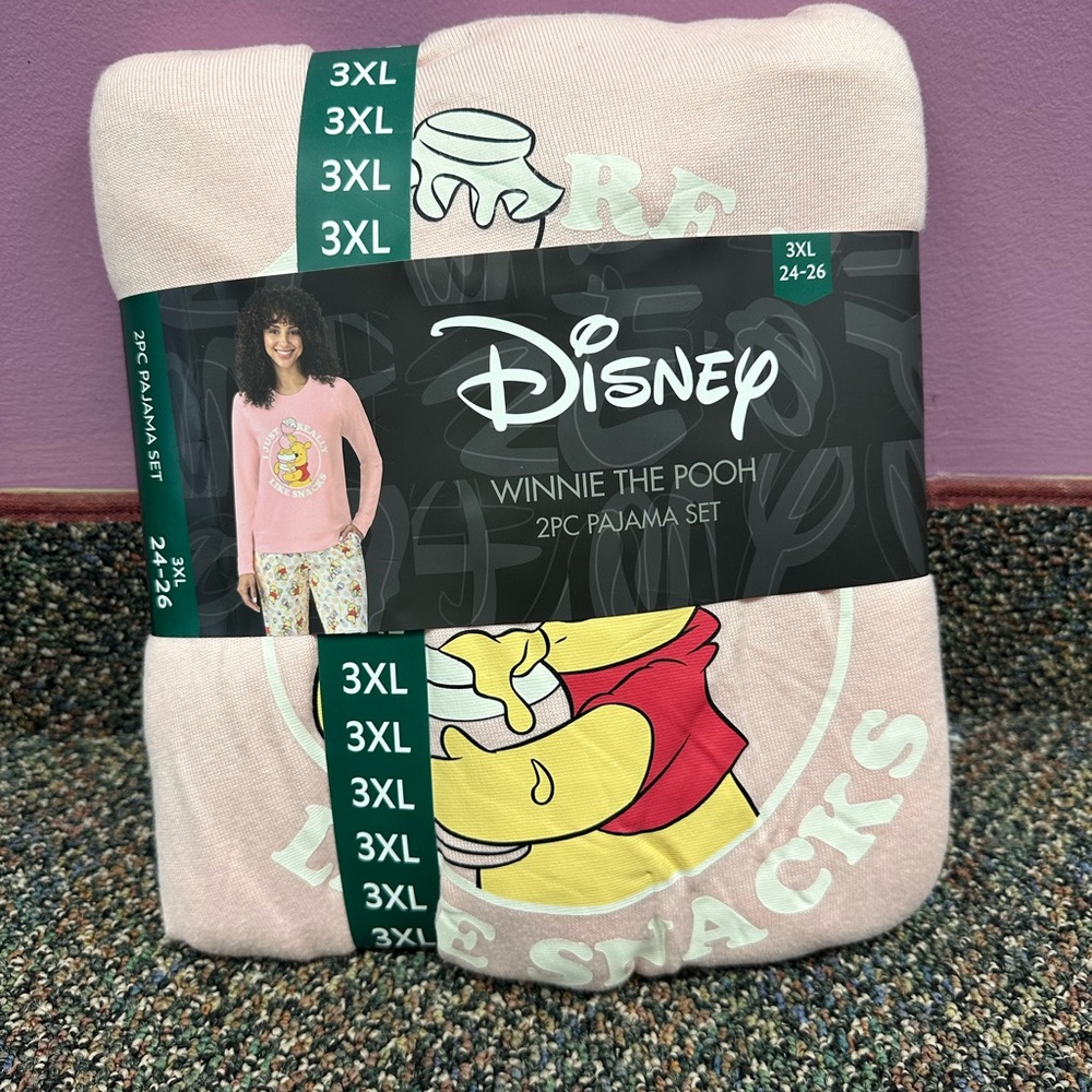 Disney Pink Winnie the Pooh Sleepwear